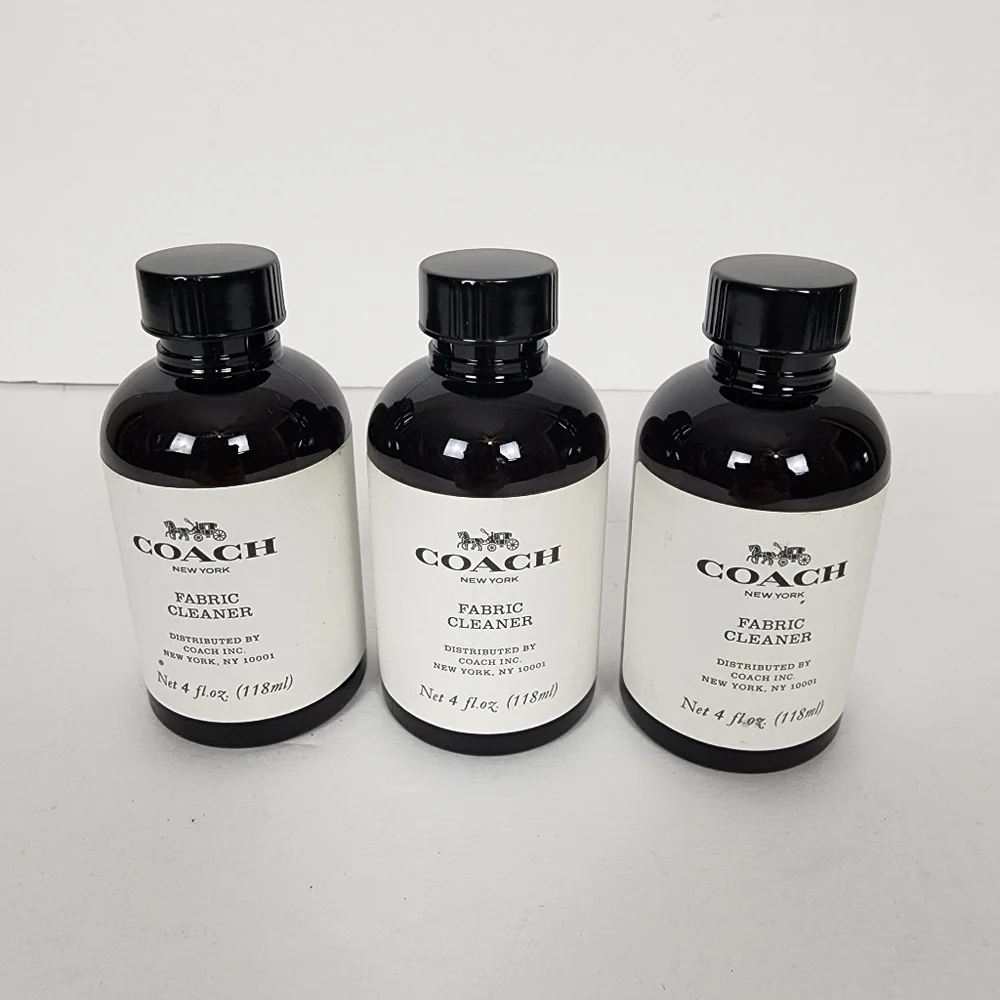3 Coach fabric cleaner, 4fl oz